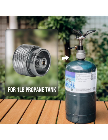 Adaptador de Estufa Camping Onlyfire GS316 Propano 1lb