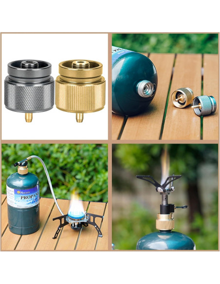 Adaptador de Estufa Camping Onlyfire GS316 Propano 1lb