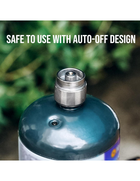 Adaptador de Estufa Camping Onlyfire GS316 Propano 1lb