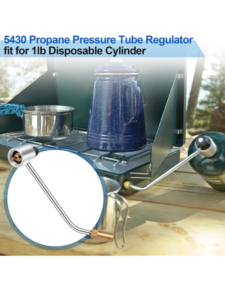 Regulador de Presión de Gas Propano Coleman 5430 15 PSI