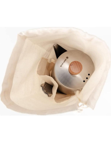 Hervidor de Barista Snow Peak 1L Acero Inoxidable Camping