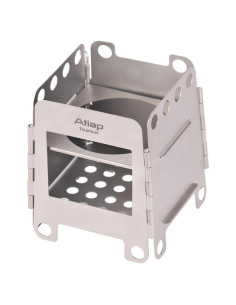 Estufa de leña ATiAP WS006ST de titanio plegable 105g