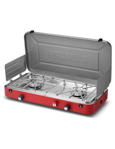 Estufa de Camping Primus Profile 2 Quemadores Gas 4100W Negra