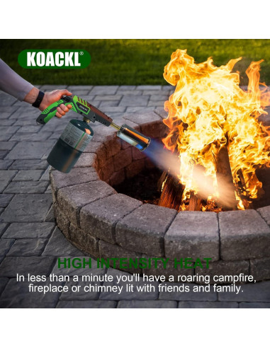 Soplete de Propano Koackl NPQ01 - 2450F, Ligero y Versátil