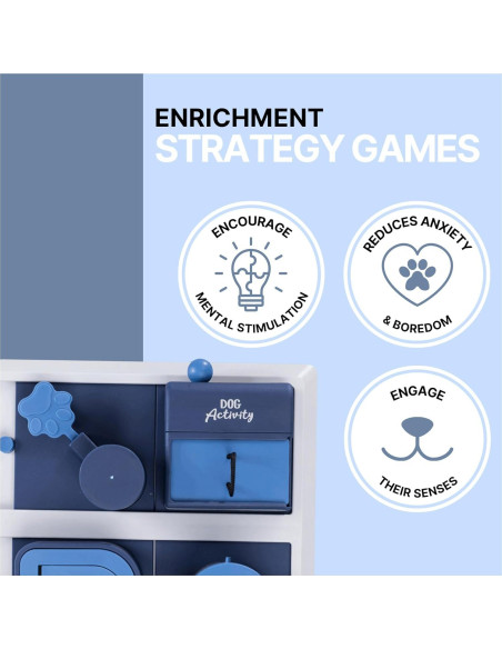 TRIXIE Caja de Póker Juguete Enriquecimiento Perros Nivel 3