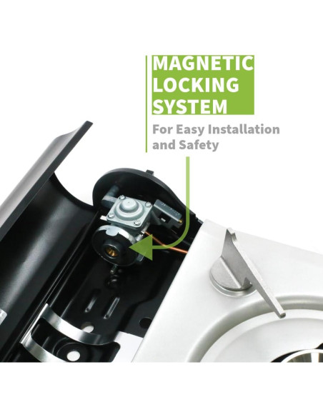 Estufa de Gas Butano Portátil TECHF - Modelo AG28BK, 2800 kcal/h