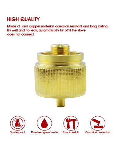 Adaptador de Estufa de Camping MENSI para Gas Propano EN417