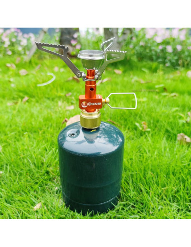 Adaptador de Estufa de Camping MENSI para Gas Propano EN417