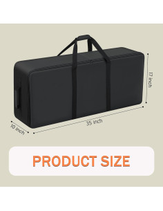 Bolsa de viaje grande JMIANeodark 89 cm impermeable con ruedas 2