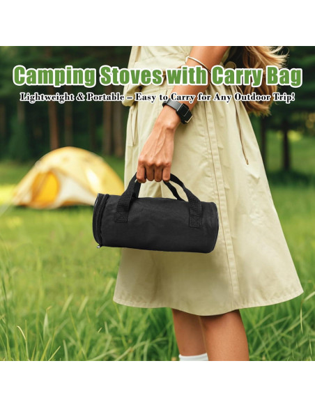 Estufa de Camping Portátil Butano 2600W Verde - Compacta y Segura Estufa de Camping Portátil Butano 2600W Verde - Compacta y Segura