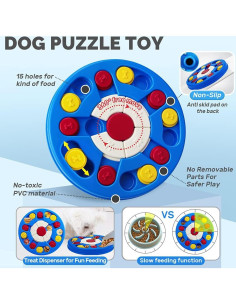 Rompecabezas Interactivo para Perros Joansan 25,5 cm 2