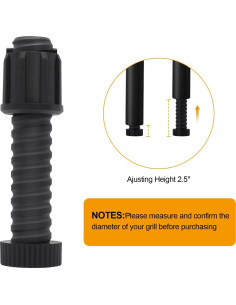 Paquete de 4 Niveladores de Patas Camp Chef Ajustables 2