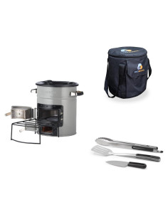 Estufa de Cohete EcoZoom Versa con Bolsa y Kit de Asar