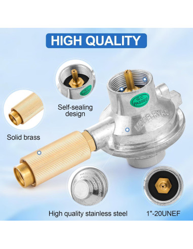 Regulador de Gas Propano Camp Chef SPG25-17 para Horno