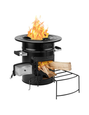 Estufa de Cohete de Leña Skyflame 9.03 kg para Camping