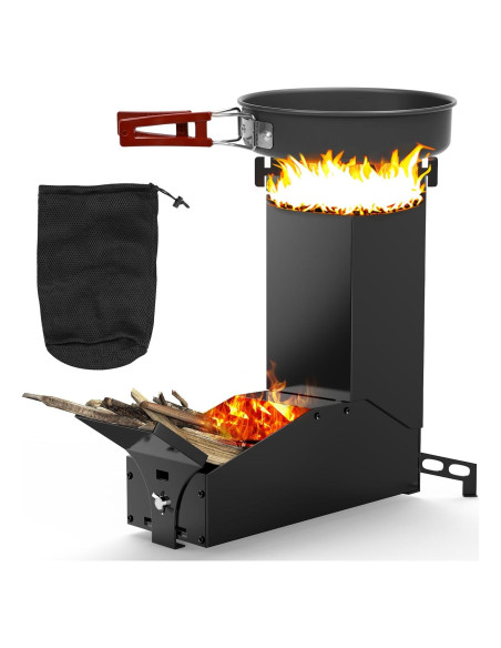 Estufa de Cohete Portátil Uniflasy 0.91 kg para Camping