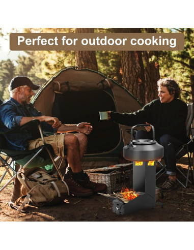 Estufa de Cohete Portátil Uniflasy 0.91 kg para Camping