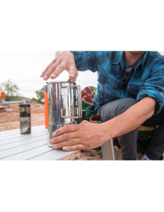 Olla de Espresso Moka GSI Outdoors 6 Tazas Acero Inoxidable 2