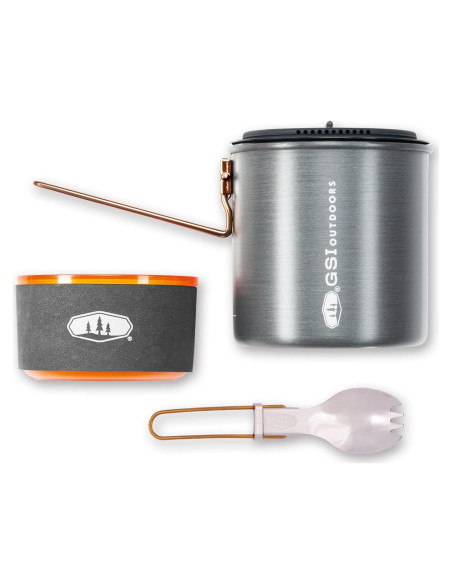 Conjunto de Cocina Ultraligero GSI Outdoors Halulite Soloist 1.1L