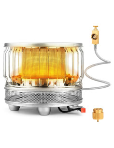 Calentador de Camping Haoteey 13500 BTU Propano 2 en 1