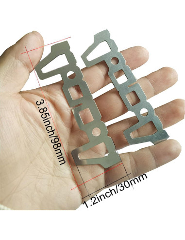 Soporte Cruz para Estufa de Alcohol 2PCS - Acero Inoxidable - Camping