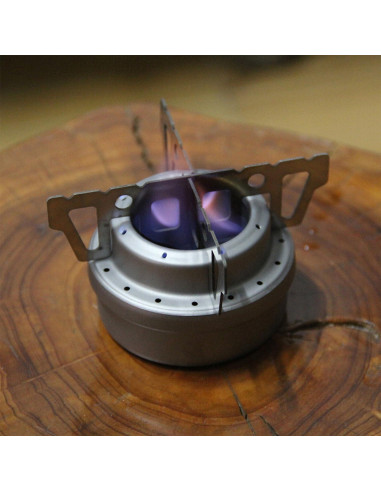 Soporte Cruz para Estufa de Alcohol 2PCS - Acero Inoxidable - Camping