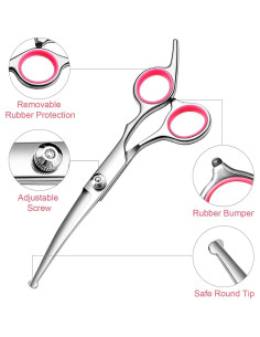 Kit de Aseo para Perros FAIGEO - Tijeras y Peine 4 en 1 2