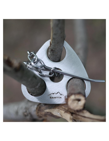 Tabla de Trípode SANTTA para Camping - Soporte de Cocina Exterior Tabla de Trípode SANTTA para Camping - Soporte de Cocina Exterior