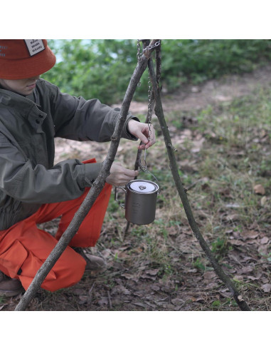 Tabla de Trípode SANTTA para Camping - Soporte de Cocina Exterior