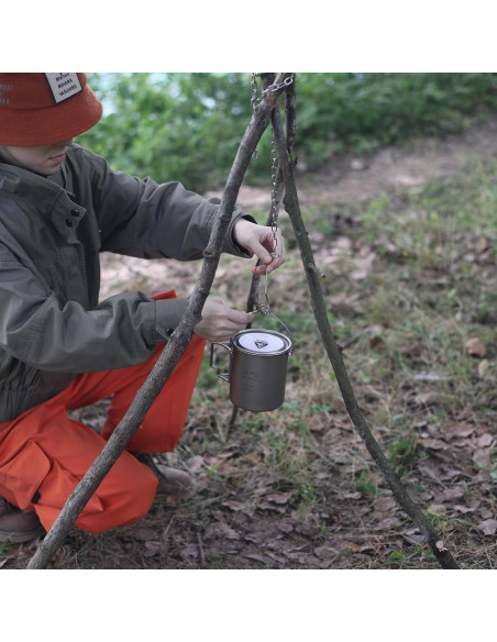 Tabla de Trípode SANTTA para Camping - Soporte de Cocina Exterior Tabla de Trípode SANTTA para Camping - Soporte de Cocina Exterior
