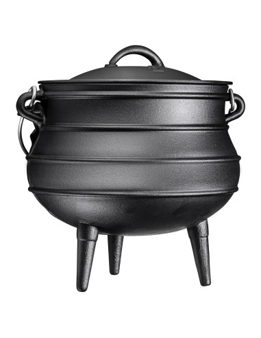 Olla de Hierro Fundido Bruntmor 11.36L Pre-Sazonada con Tapa