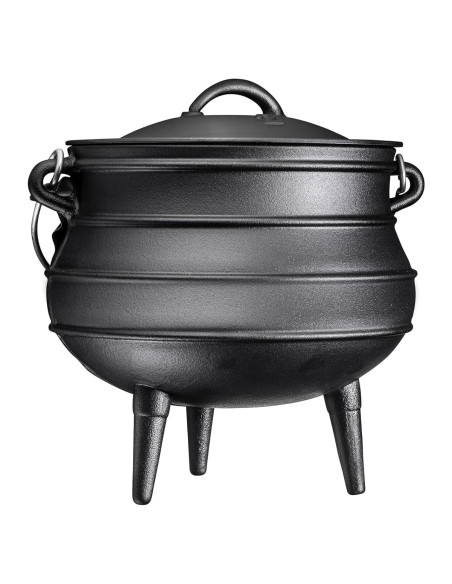 Olla de Hierro Fundido Bruntmor 11.36L Pre-Sazonada con Tapa