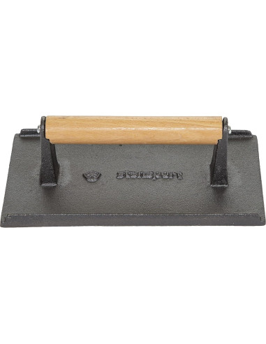 Prensa de Carne Hierro Fundido Pre-Sazonada Stansport 22.86x12.7cm
