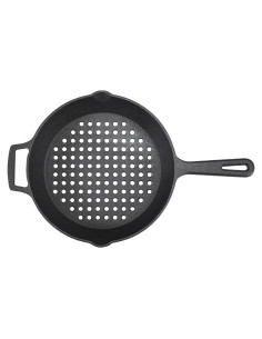 Sartén de Hierro Fundido Bruntmor 30.48 cm Doble Mango Antiadherente