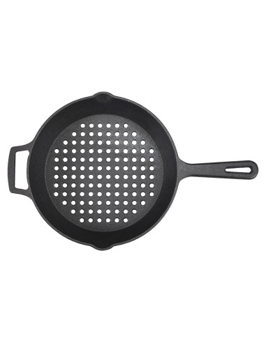 Sartén de Hierro Fundido Bruntmor 30.48 cm Doble Mango Antiadherente