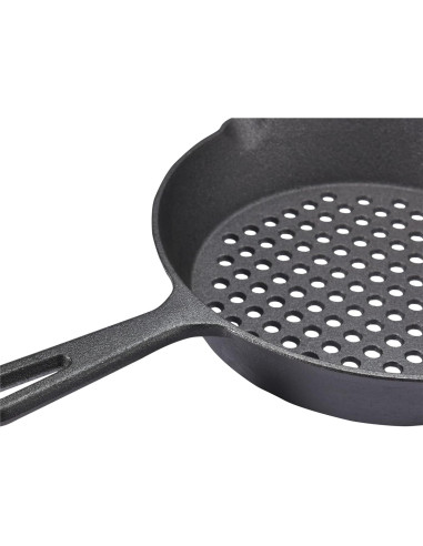 Sartén de Hierro Fundido Bruntmor 30.48 cm Doble Mango Antiadherente