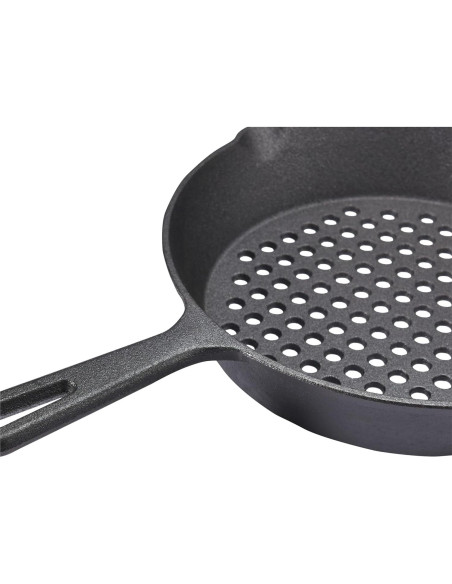 Sartén de Hierro Fundido Bruntmor 30.48 cm Doble Mango Antiadherente