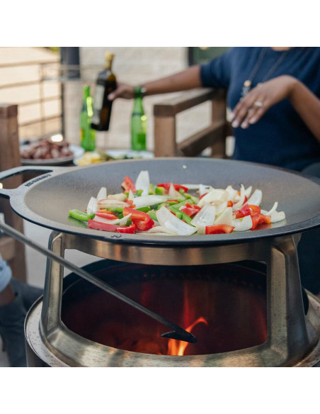 Wok de Hierro Fundido Solo Stove 45.7 cm para Bonfire y Yukon