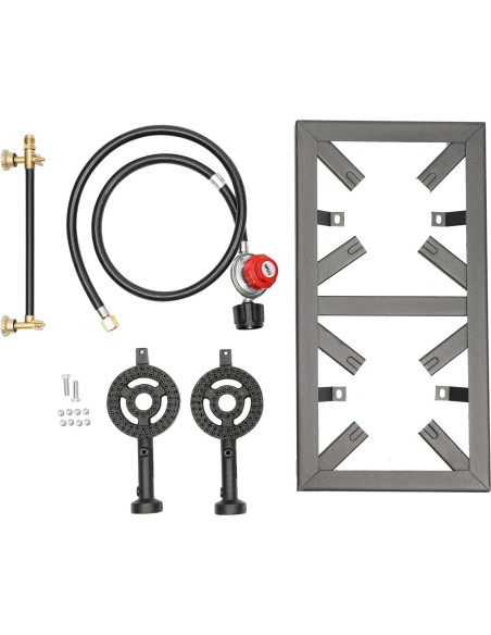 Cocina de Gas Propano Doble Quemador AngelcityCC 8000W