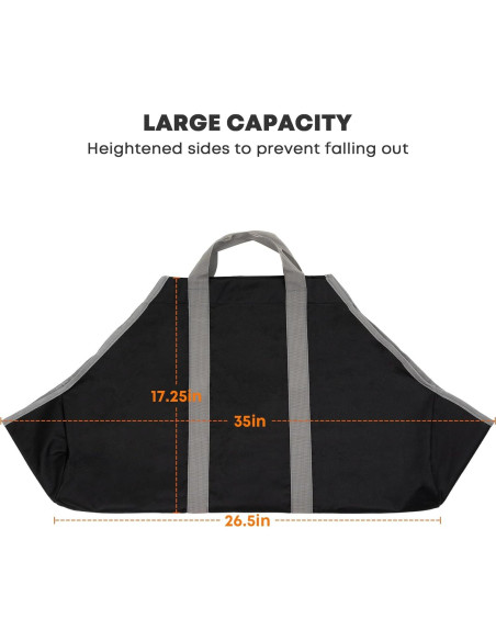 Bolsa Transportadora de Leña Stanbroil 89x44.5cm Impermeable