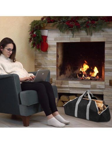 Bolsa Transportadora de Leña Stanbroil 89x44.5cm Impermeable