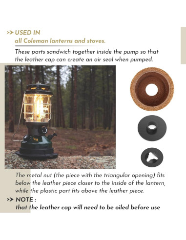 Kit de Reemplazo de Copa de Bomba Coleman 3000005094 - 2 Piezas