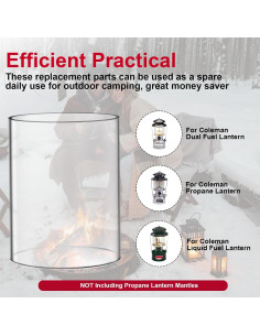 Reemplazo de vidrio para linterna Coleman 288 - HEBRAR 2