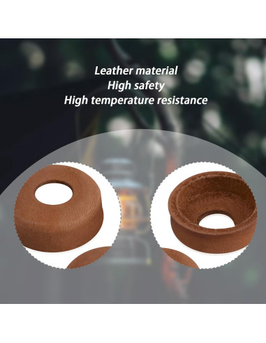 10 Copas de Bomba de Cuero Ciuouient para Estufas Coleman 22mm