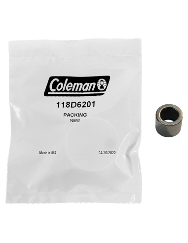 Empaque de Válvula Coleman 118D6201 para Estufas y Linternas