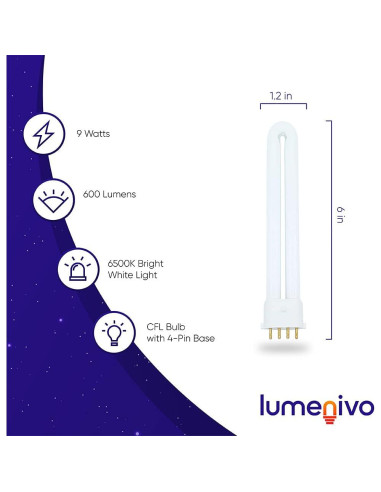 Bombilla CFL Lumenivo 9W para Linterna Coleman Kandolite 96500