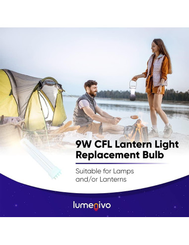 Bombilla CFL Lumenivo 9W para Linterna Coleman Kandolite 96500
