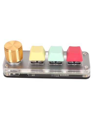 Teclado Mecánico Mini Programable Dilwe 3 Teclas USB Tipo C