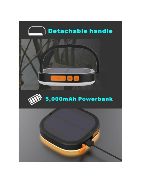 Linterna LED Recargable SAMUUN 5000mAh 2000 Lúmenes IP65