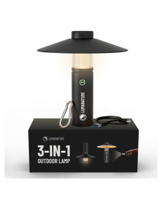 Linterna de Camping Lumanature CL001-BLK Recargable LED 2000mAh